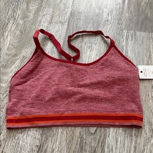 Skechers Red and Orange Sports Bra